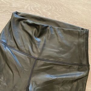 Brand new never work leather leggings